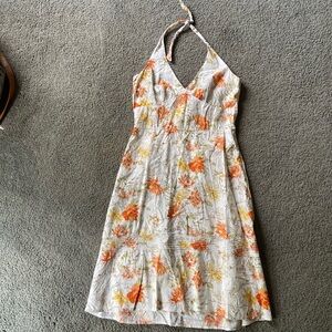 Charlotte Russe floral Halter Midi Dress
